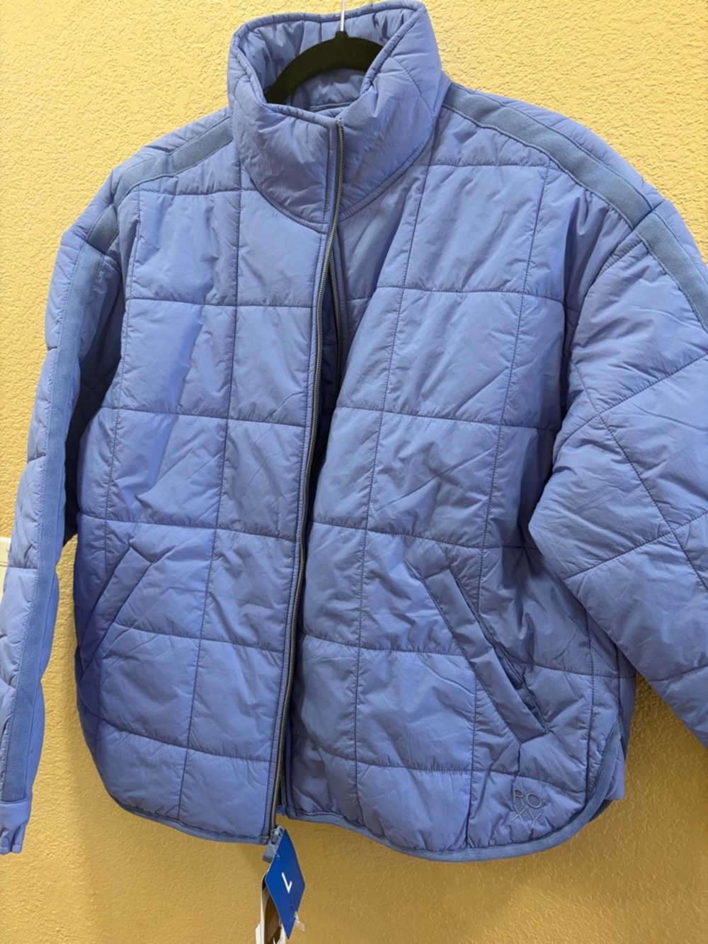NWT Periwinkle Quilted Puffer Jacket ROXY